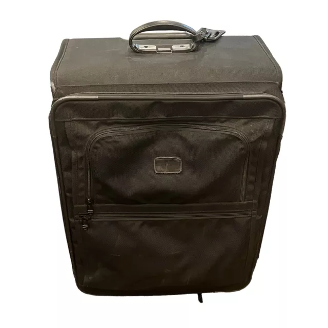 Tumi Upright  Ballistic Suitcase Luggage 2 Wheel Rolling 24X18X12 EUC
