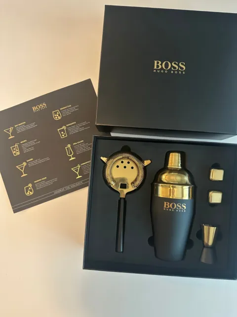 Hugo Boss Cocktail Shaker Set Limited Edition BRAND NEW