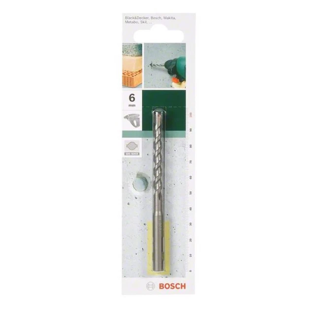 Bosch Ø 6x100mm Onue Foret Béton Sds-Quick
