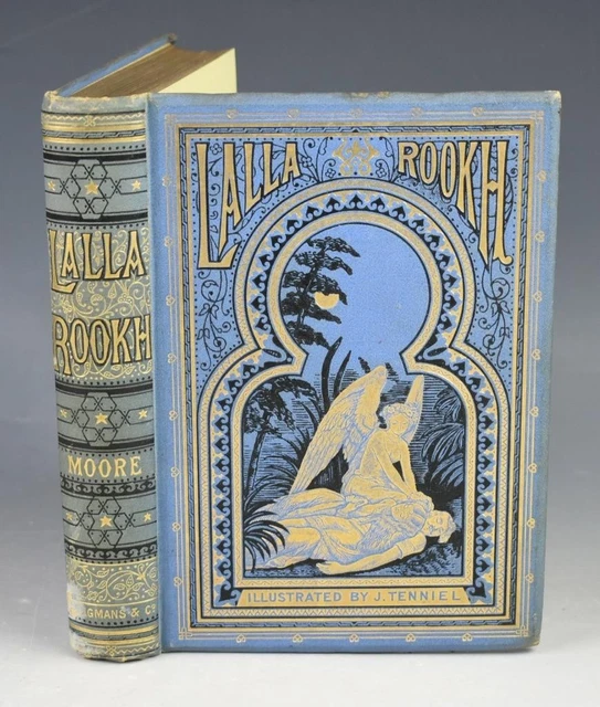 Lala Rook VICTORIAN CLOTH BINDING Thomas Moore Lalla Rookh An Oriental Romance ...