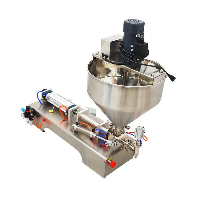 INTBUYING® Thick Paste Liquid Filling Machine Mix Stir Rotate 100-1000ml 160433