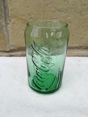 MCDONALD'S BICCHIERE COCA COLA DA COLLEZIONE 2008 VERDE GLASS LUMINARC VINTAGE 