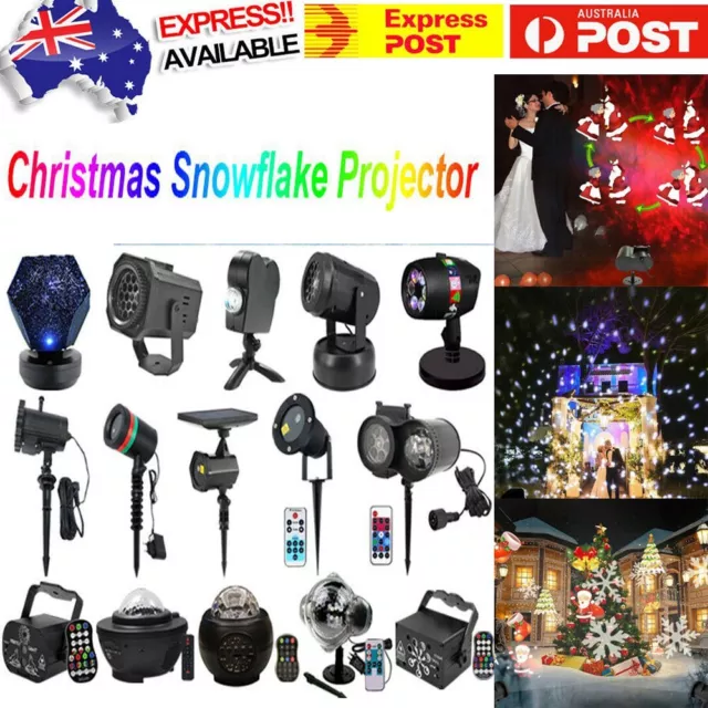 Christmas Projector Lights Outdoor&Indoor Xmas Party Led Projection Laser Lamp -