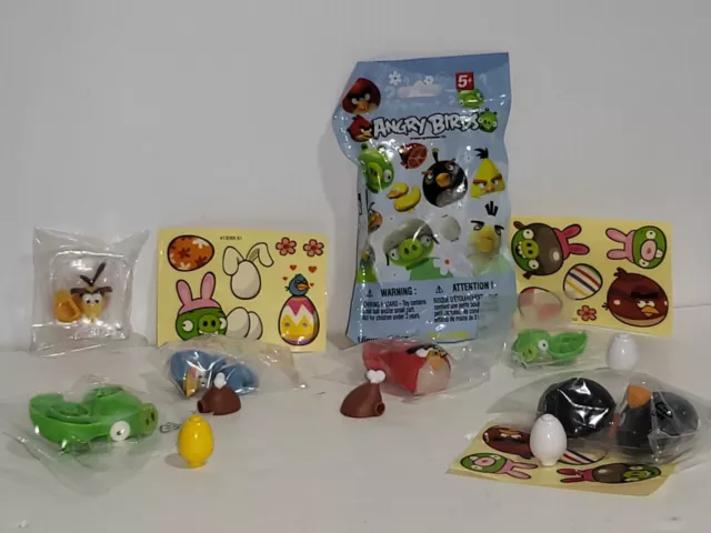 6 NEW Knex Angry Birds Series 1 NO More Mystery Packs - K'nex Blue Red Green Pig
