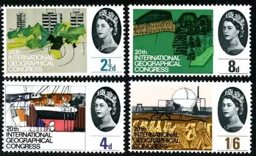 1964 20th International Geographical Congress (SG651-654) MNH/UM Stamp Set