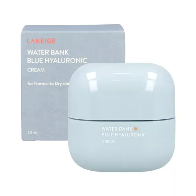 LANEIGE Water Bank Blue Hyaluronic Cream 50ml [For Normal to Dry Skin] 2