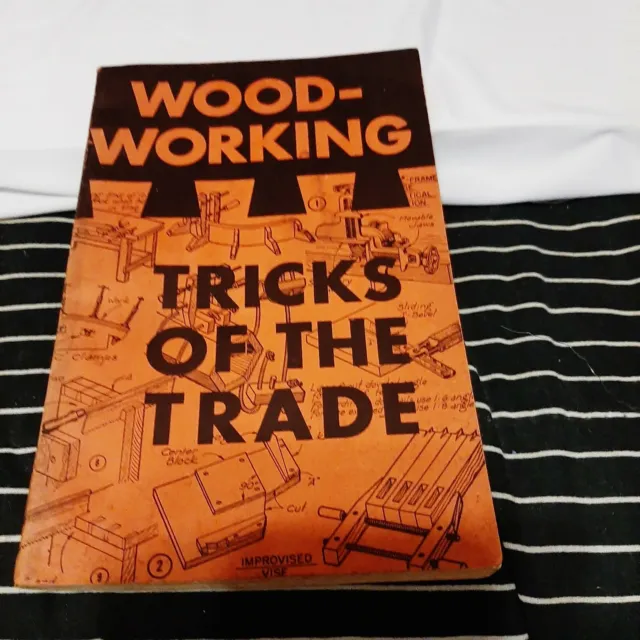 Libro de bolsillo de colección Trucos para carpintería del comercio 1954