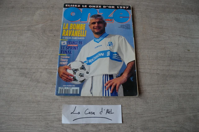 Magazine Onze Mondial N°106 - Septembre 1997 - Ravanelli & OM