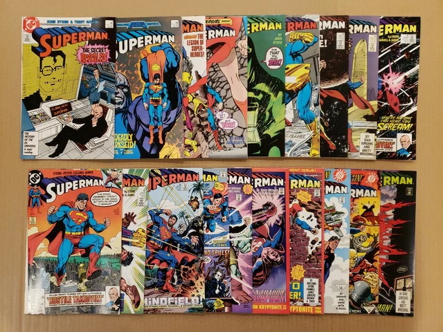 Superman #2-75 Lot of 19 DC 1987 2nd Series Death of Superman VF/NM avg