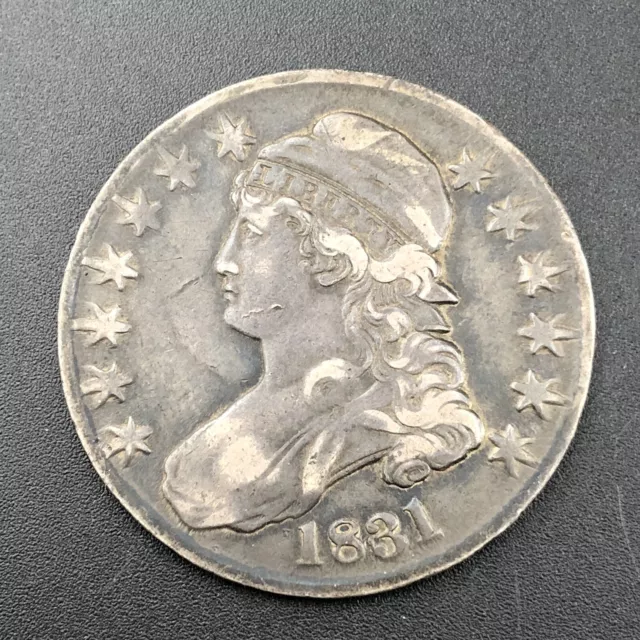 1831 Capped Bust Half Dollar U.S Silver Coin