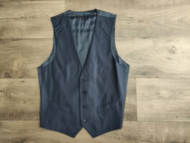 Versace Collection Panciotto Gilet formale sotto giacca Blu taglia 46