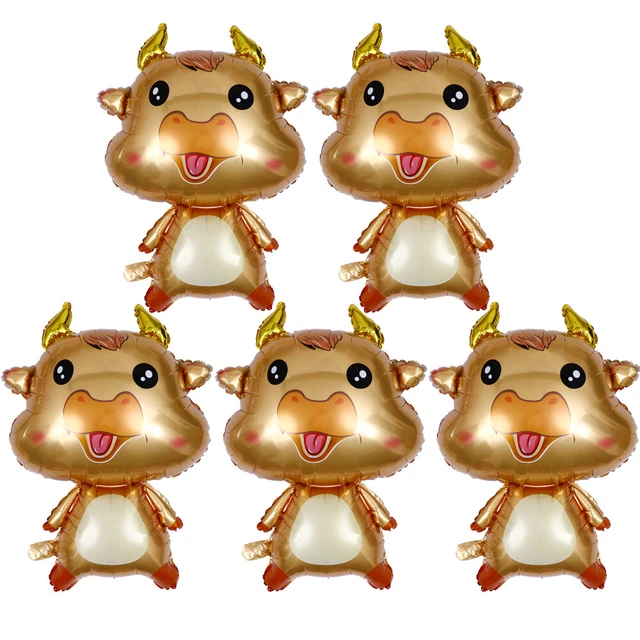 6 Pcs Animale Foglio Di Alluminio Palloncino Addobbi Feste Decorazioni