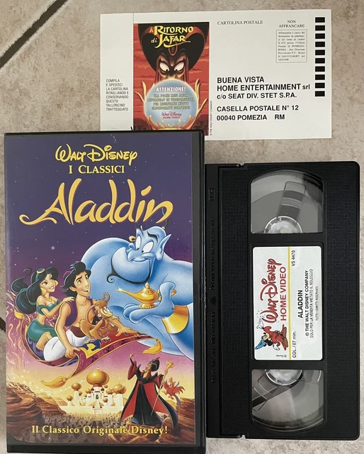 ALADDIN VHS OLOGRAMMA Originale Walt Disney EUR 10 00 PicClick DE