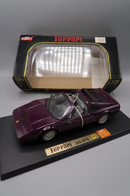 Ferrari 328 GTS Anson 1/18 - Miniature En Boîte, état H1, Occasion