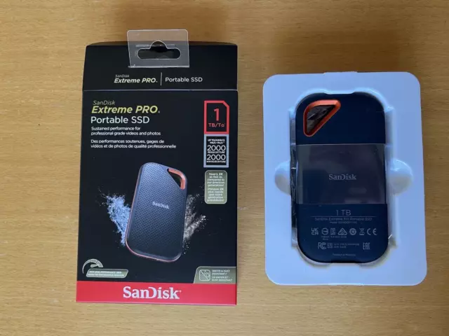 SanDisk Extreme PRO Portable External SSD 1TB (SDSSDE81-1T00)