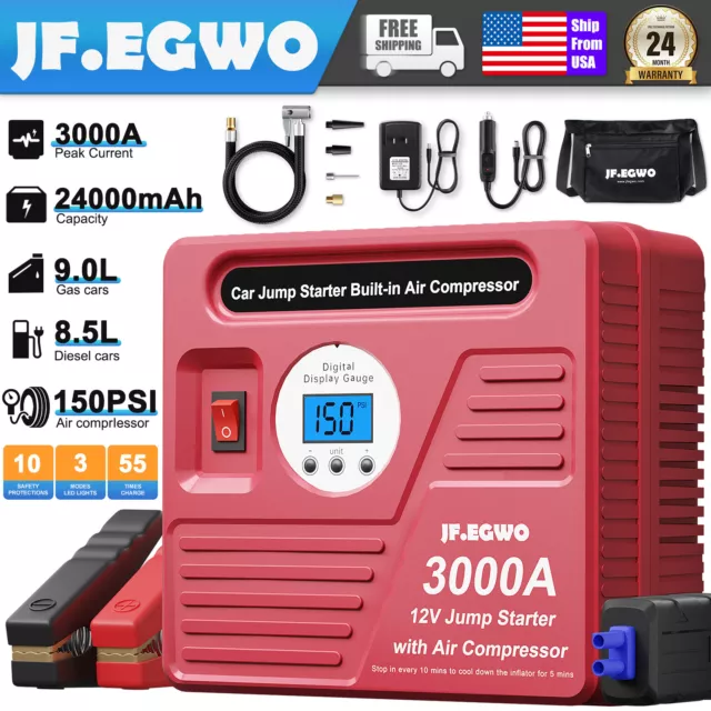 JFEGWO Portable Air Inflator, Yellow– JF.EGWO