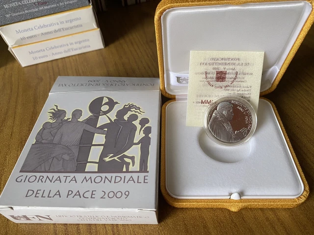 City Of Vatican 5 Day World Peace Silver 925 Proof