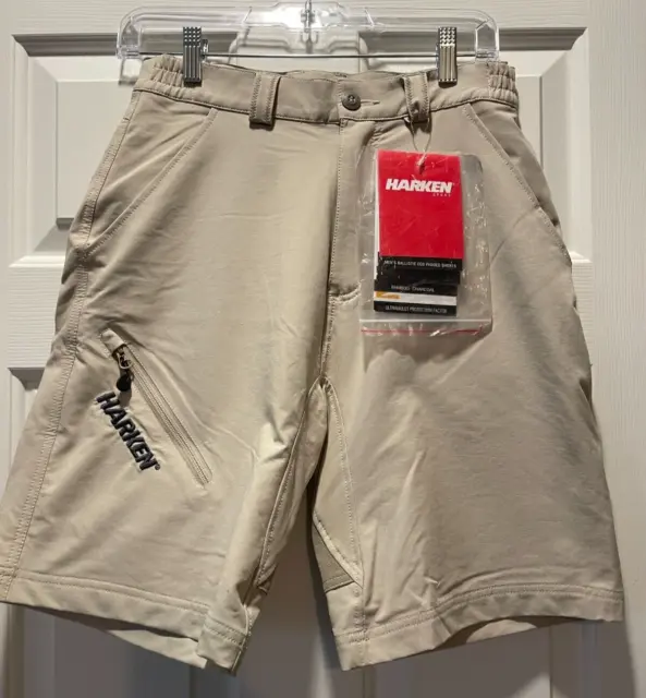 Harken Ballistic Eco Padded Shorts Carbon Men's Sailing Boat Shorts Size 28"