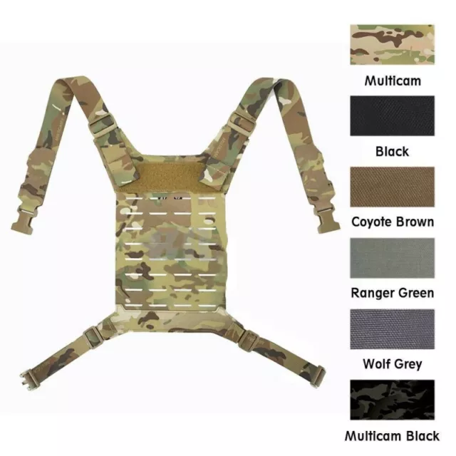 TACTICAL MOLLE BACK Panel Chest Rig Platform For Micro Fight New ...