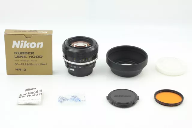 【Almost MINT Hood】 Nikon New Nikkor Non-Ai 55mm F1.2 MF Standard Lens From Japan 3