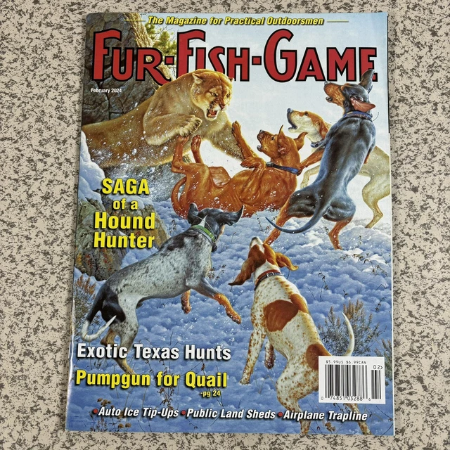 FURFISHGAME MAGAZINE FEBRUARY 2024 Outdoors Hunting Fishing £7.99