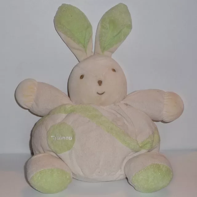 Doudou Lapin Takinou - Vert Blanc