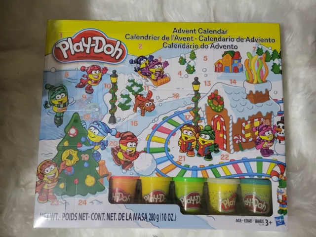 Play-Doh Advent Calendar Interactive Creative Kids Molding Clay Playmat