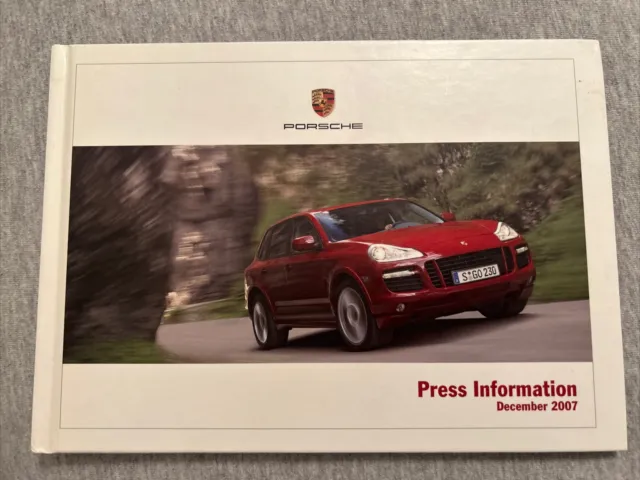 The Porsche Range Car Sales Hard Back Book Brochure 2007 Press Information