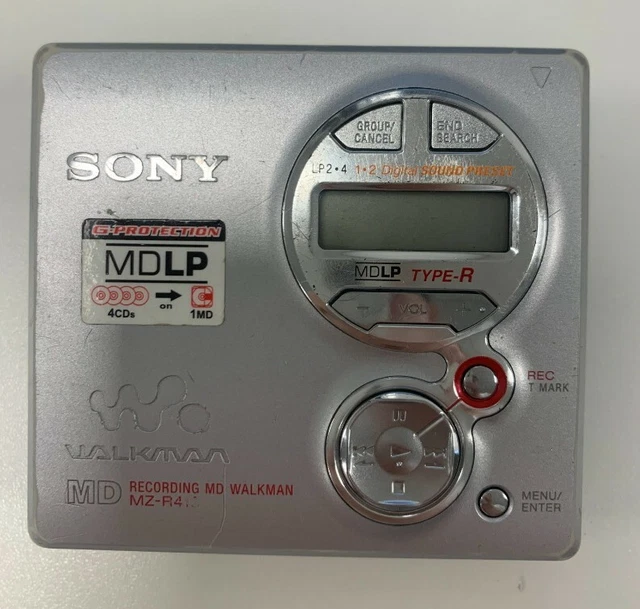 SONY WALKMAN RECORDING MD Walkman MZR410 MDLP Sound Preset Silver