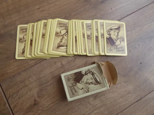 WW2 Playing Cards 'Players Please' Navy WREN