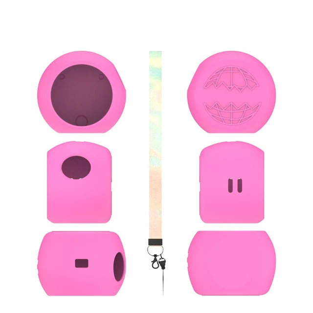 BCWEGION Étui Silicone Protection Punirunes Avec Sangle - Coque Pour Animaux Virtuels Électroniques