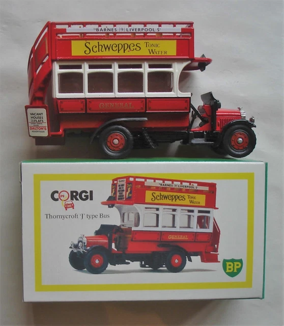 Corgi Thorneycroft J Type Bus BP Boxed