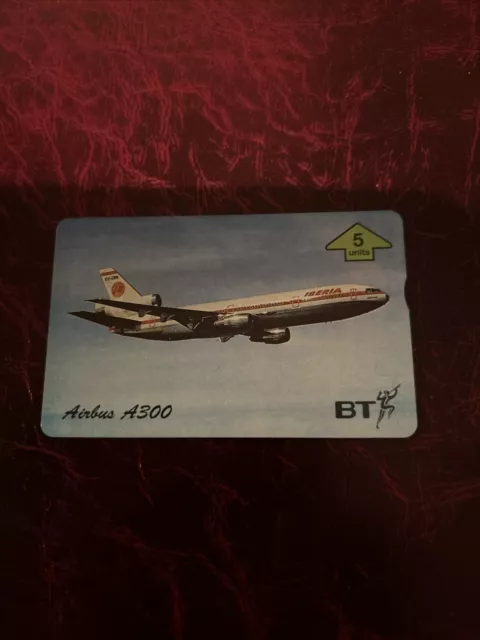 BTG 727 Iberia Airbus A300 BT Phonecard MINT