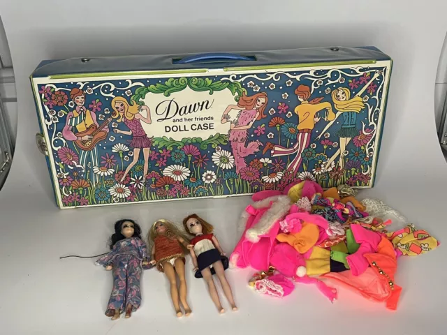 Dawn and Her Friends Doll Case, Dolls, Clothes and Accessories