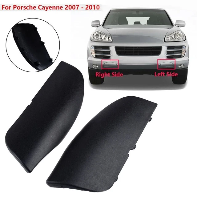 Cayenne 08-10 95550515610， 2* Front Bumper L&R Tow Hook Cover For Porsche