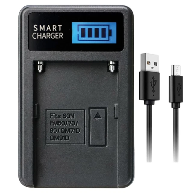 NP-F750 Accu met Micro USB-kabel voor Sony NPF F980 F970 F960 F930 F770 F750 F550 batterij of LED-videolamp YN660 LED308