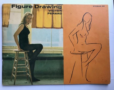 Figure Drawing by Victor Perard - Vintage Paperback (c)1956