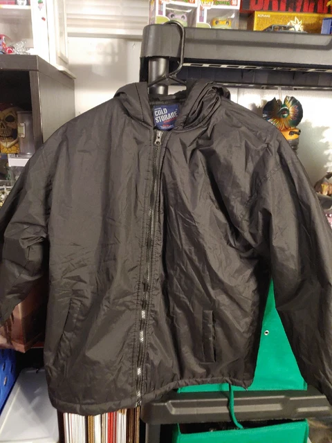 Cold Storage Men's L Fleece Lined Full Zip Jacket Black hoodie