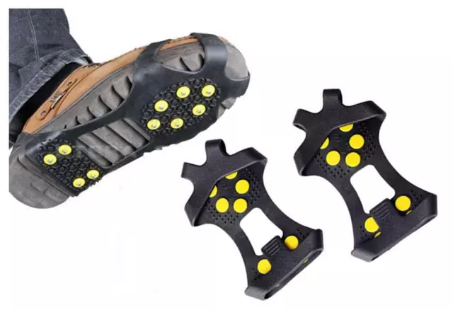 ICE GRIPS SNOW Spike Crampons Traction Cleats Stud Grippers for Shoe ...