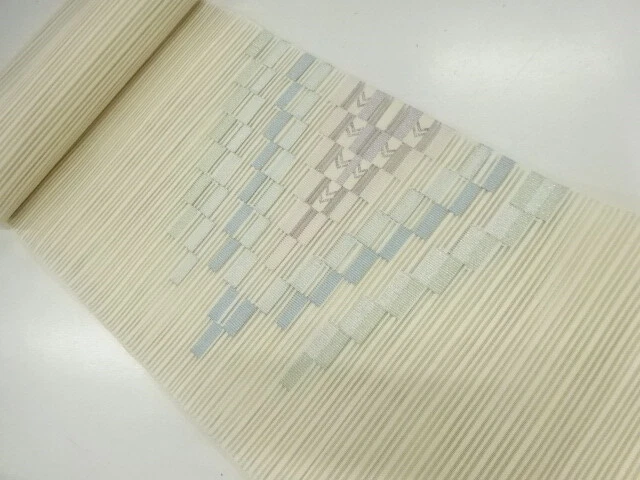 6527289: Japanese Kimono / Antique Bolt For Summer Nagoya Obi / Tsuzure / Woven