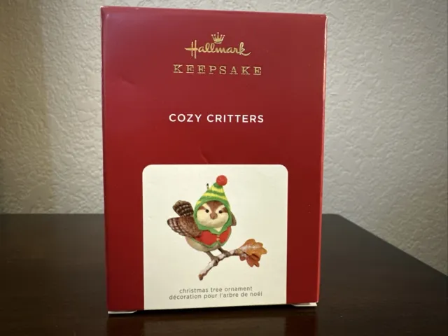 Hallmark Keepsake Christmas Ornament Cozy Critters Bird #5 5th 2021 Brand New