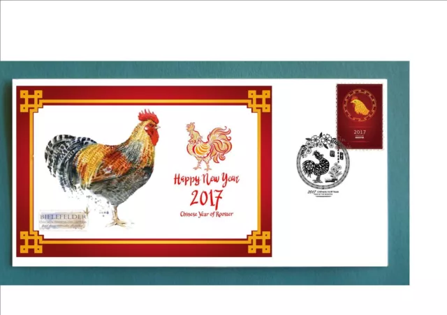 2017 Year Of The Rooster Souvenir Cover- Bielefelder #2