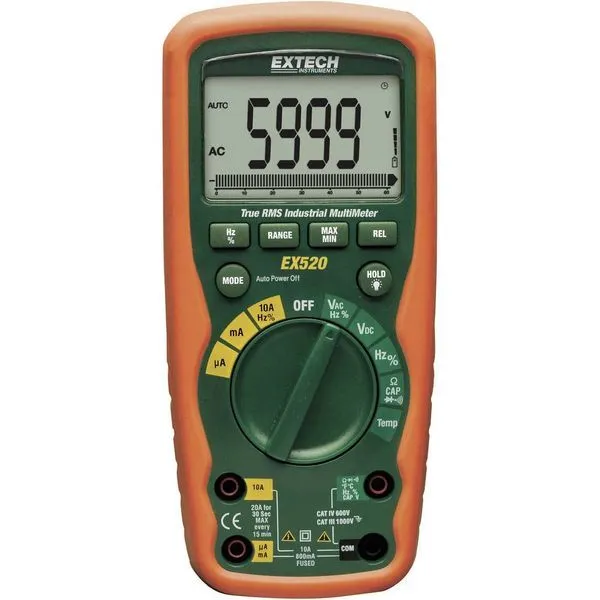 Extech EX520 Hand-Multimeter digital Wasserdicht