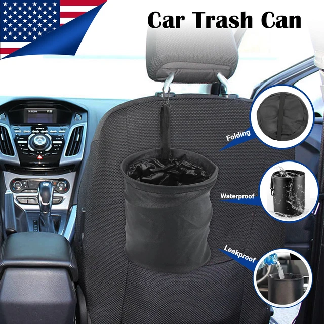 Portable Car Folding Trash Can Garbage Bin Bag Organizer For Vehicle Waterproof