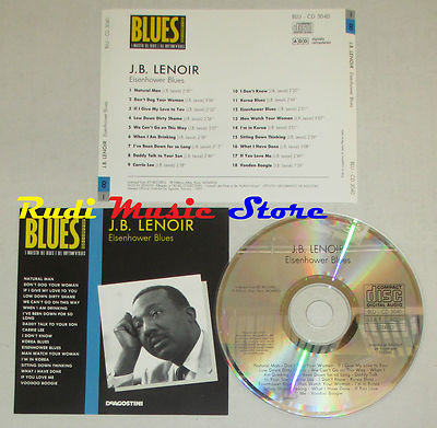 CD J.B. LENOIR Eisenhower blues BLUES COLLECTION 1993 DeAGOSTINI mc lp dvd vhs*