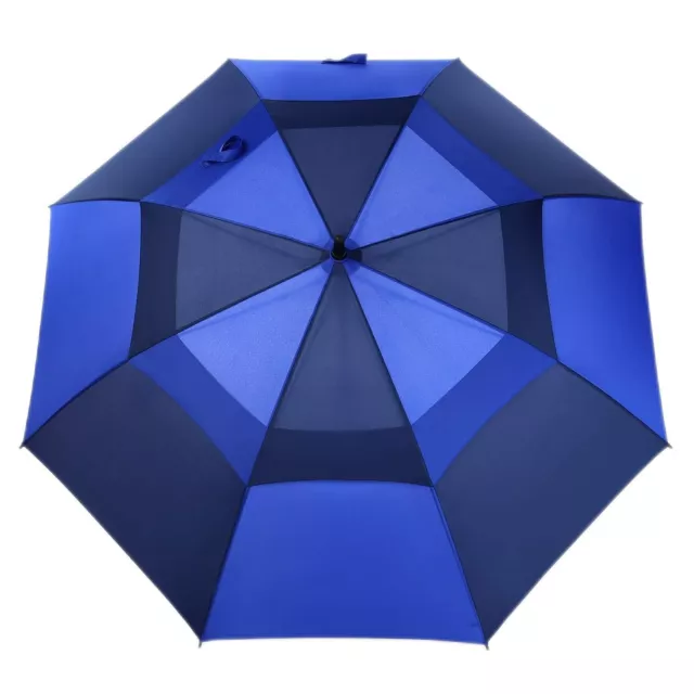 72 Inch Automatic Open Golf Umbrella, Extra Large Oversize Double Canopy Vented