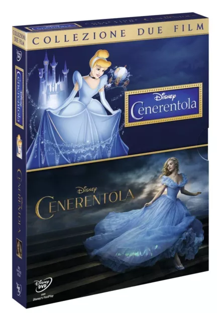 Cenerentola + Cenerentola (2 Dvd) Cartone Animato + Film  Walt Disney 2015