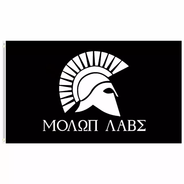 Molon Labe 2nd Amendment Come and Take It Military Spartan 300 3x5 Flag Banner