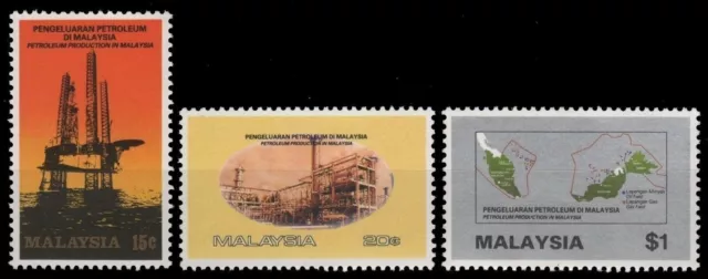 Malaysia 1985 - Mi-Nr. 314-316 ** - MNH - Ölindustrie