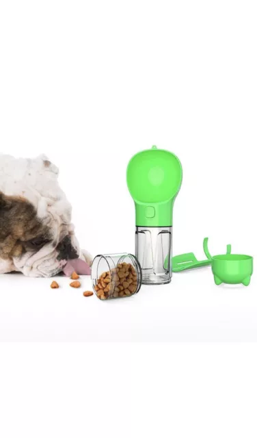 Distributeur de tasse de bouteille d'eau pour chien 4 en 1 bol pour animaux